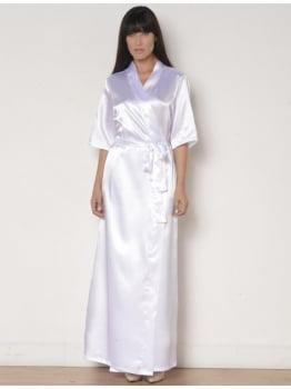 Robe Feminino Longo em Cetim - AP18-ELA